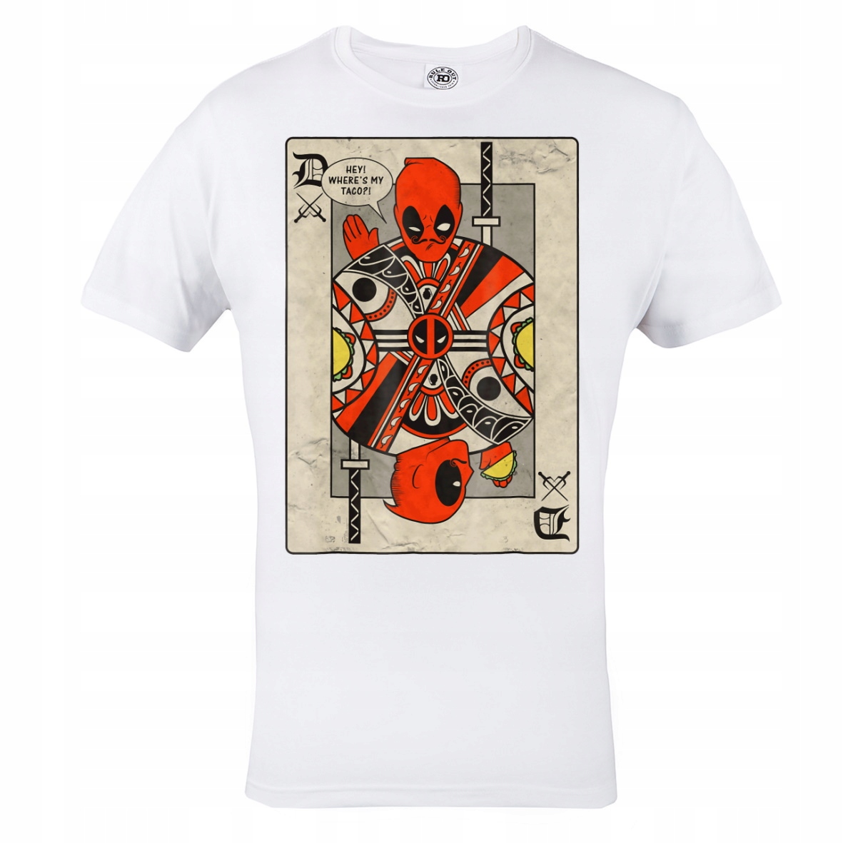 

Męska Koszulka Bawełniana Dla Fana Deadpool Marvel