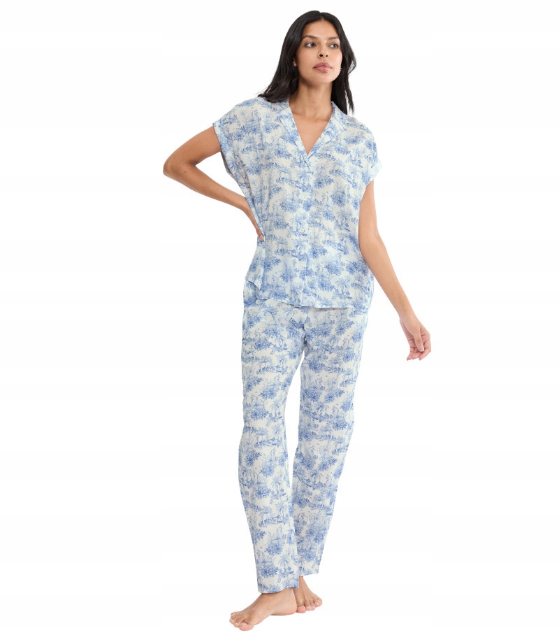 Triumph Boyfriend Fit Pw X modrá 42