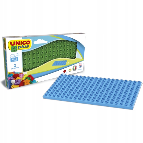 ÉPÍTŐLAP ÉPÍTŐKOCKÁKHOZ 2 db 16x32cm UNICO KOMPATIBILIS