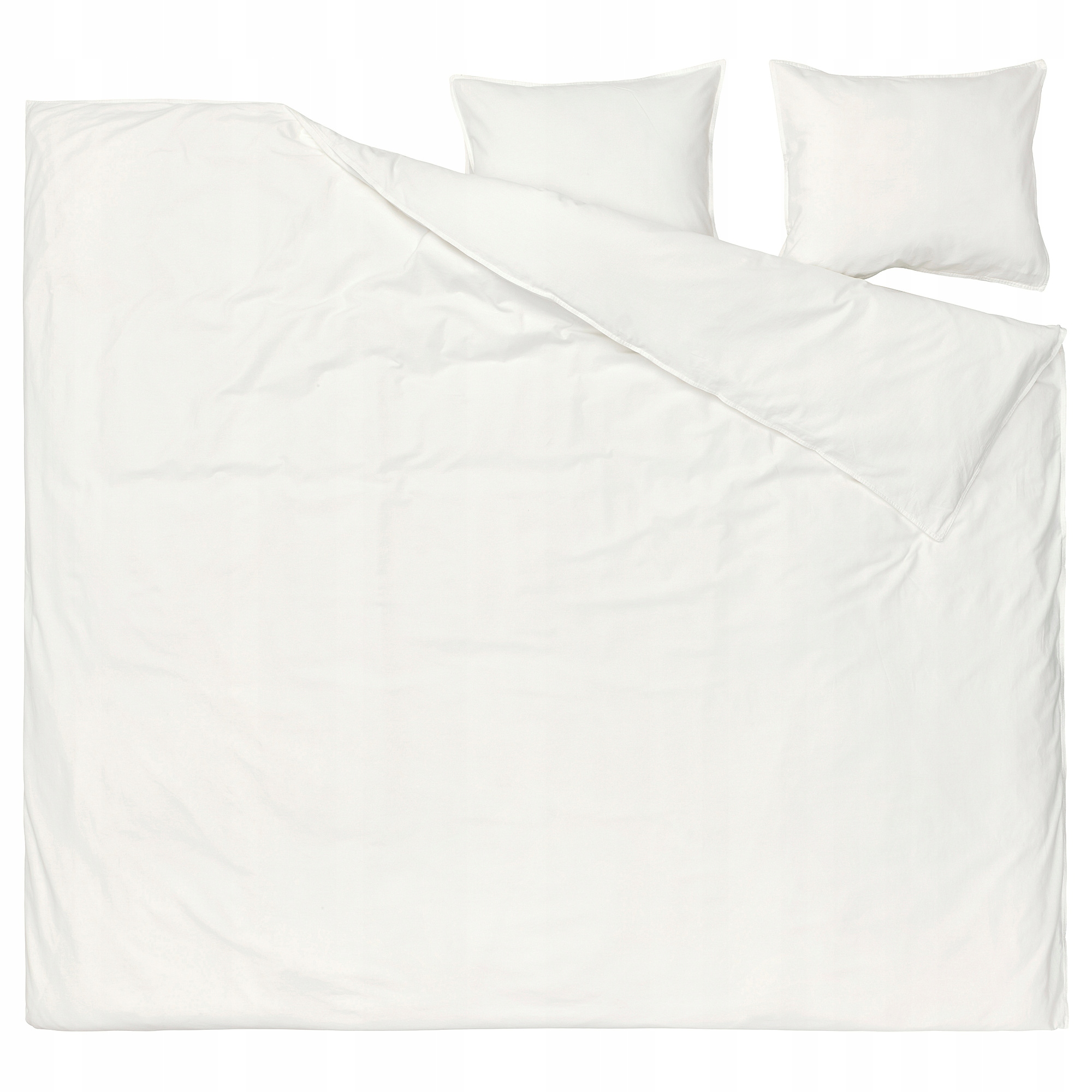 Ikea Angslilja Povlečení 200 x 200 cm a 2 povlaky na polštáře 50 x 60 cm bílá 100% bavlna