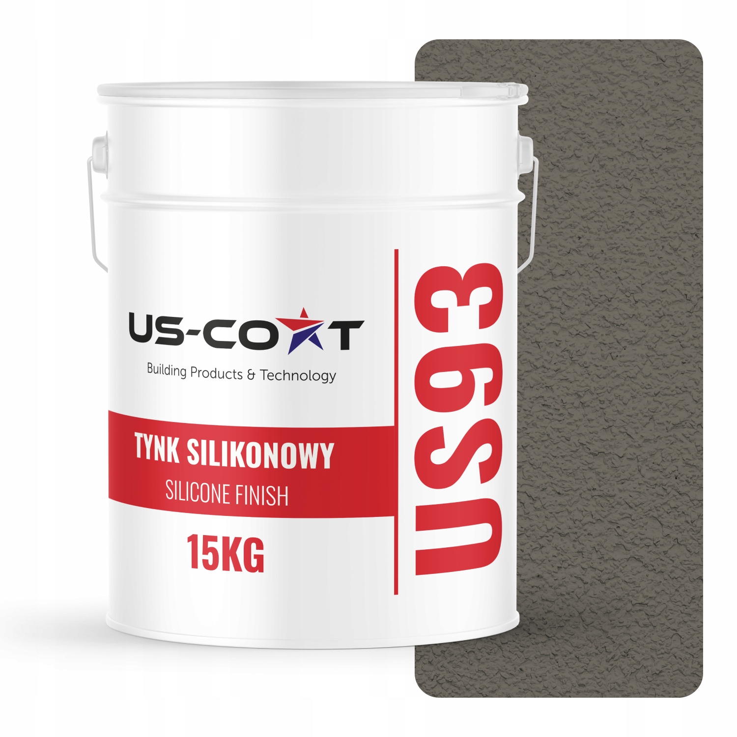 Silikonová Omietka Šedá Tmavá Teplá F296 15KG Baranek Granulácia 3.0mm