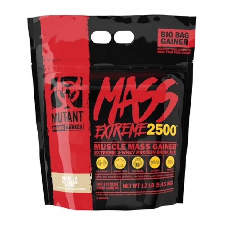 Mutant Mass Extreme 2500 Gainer vanilková zmrzlina 5450 g