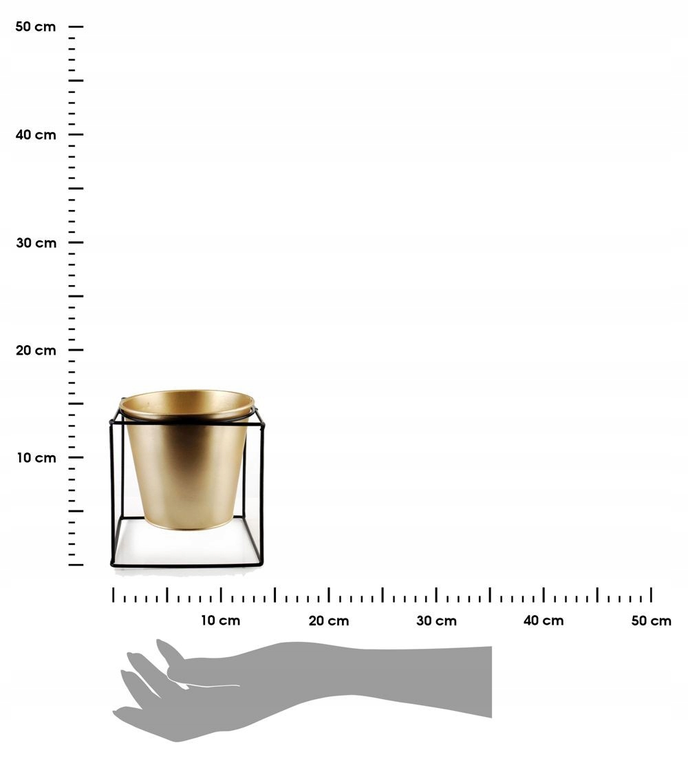 SWEN GOLD osłonka na stojaku 14xh14cm — 7