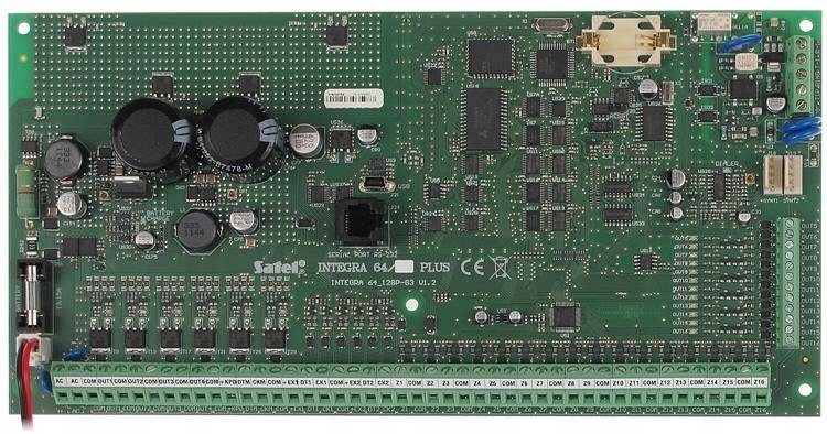 Alarmová ústredňa Integra 64 Plus Základná doska