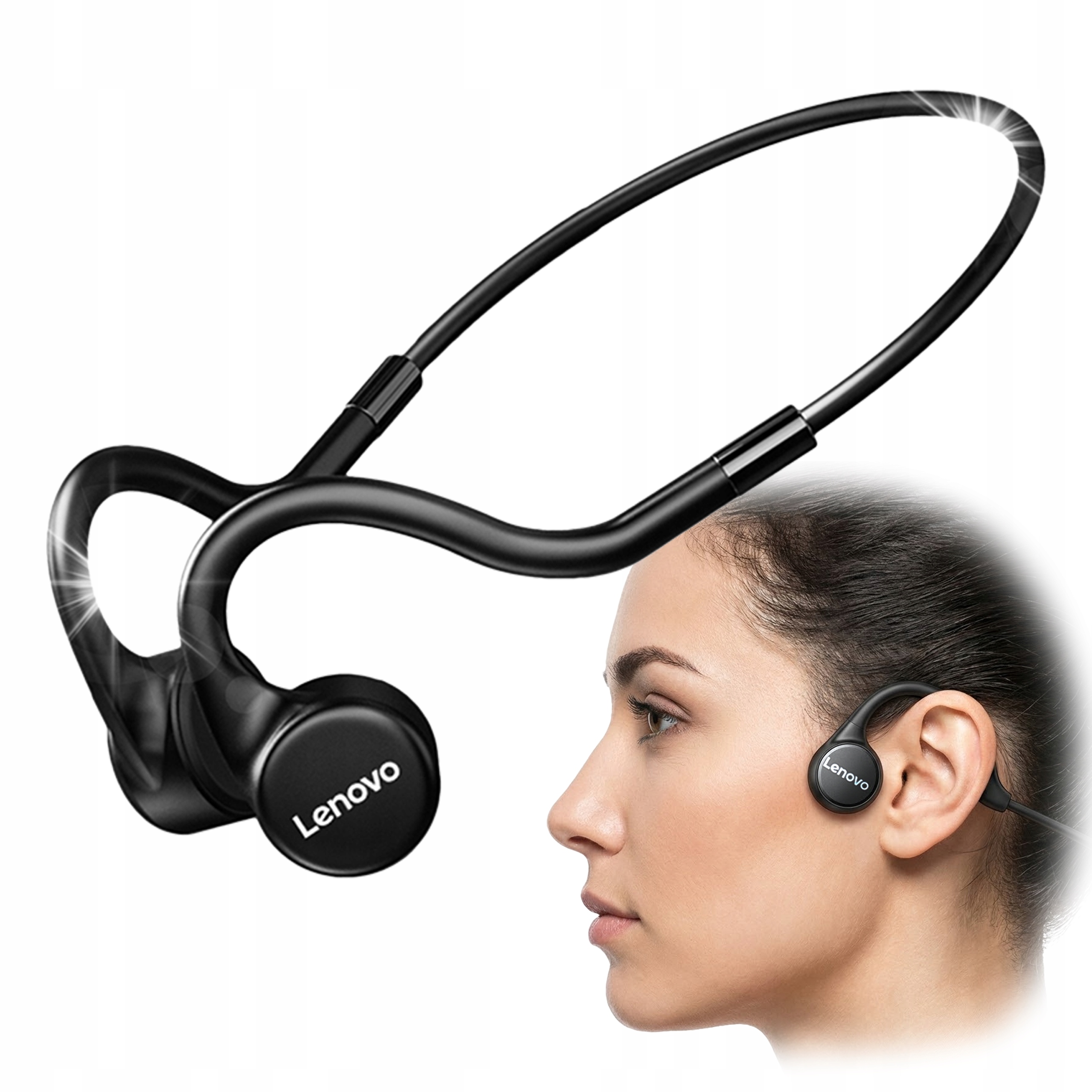 Słuchawki bezprzewodowe przewodzenie kostne Lenovo X5 Lite Bt do sportu
