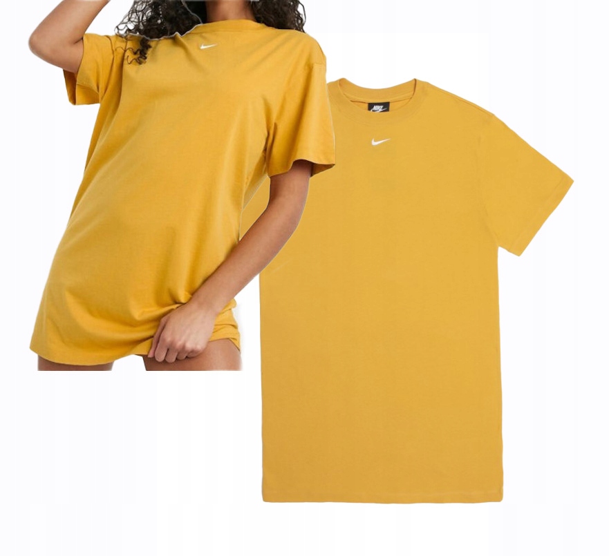 Šaty Nike Swoosh Essential T-Shirt Loose Fit CJ2242-213 Xs
