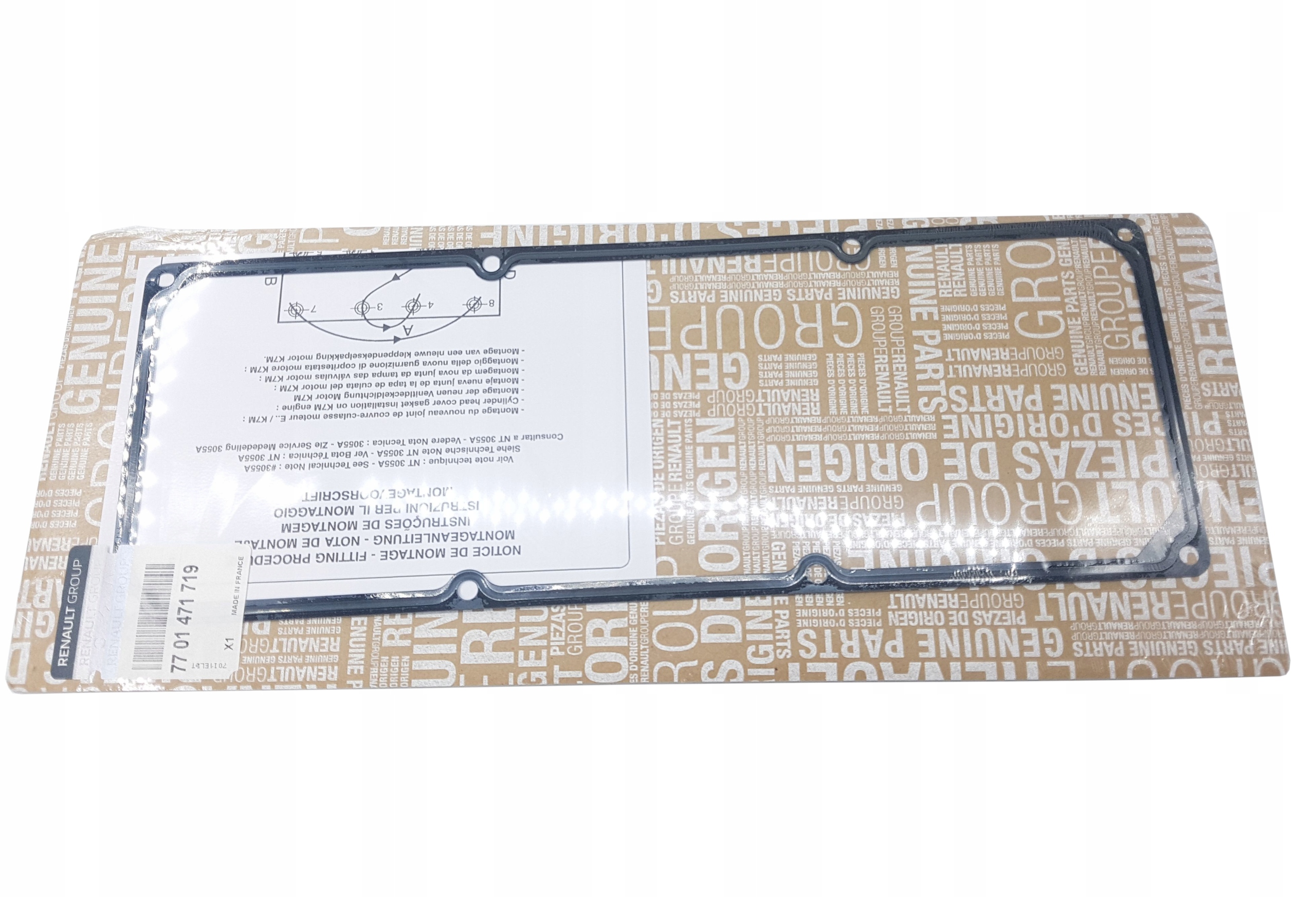 USZCZELKA POKRYWY ZAWORÓW MEGANE I KANGOO CLIO II