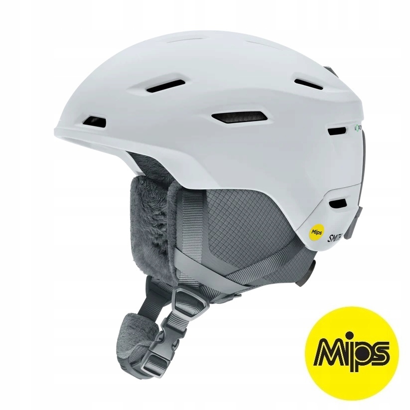 Kask Narciarski Smith Descend Mips +Koroyd White biały mat 59-63cm L