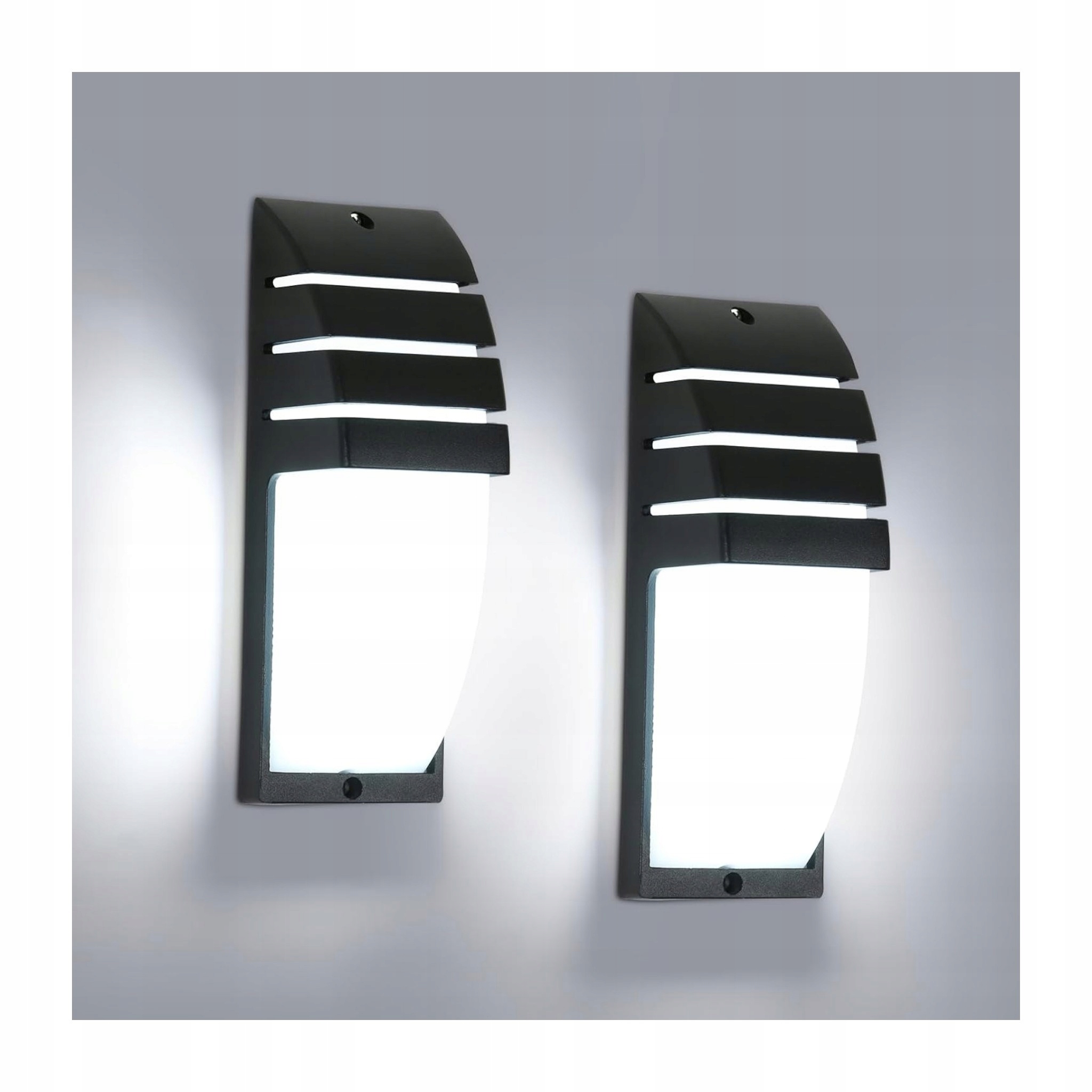 2x Led venkovní nástěnné svítidlo 12W Vodotěsné pro fasádu nebo do zahrady 2-kusů