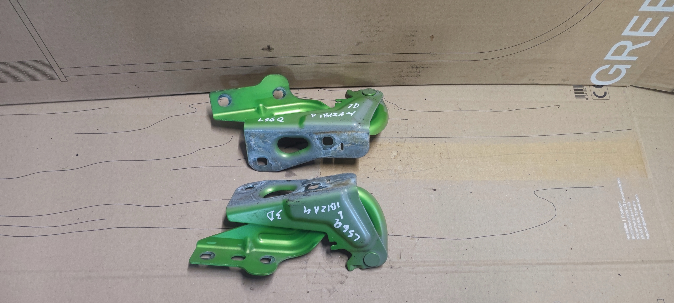 SEAT IBIZA IV LIFT 12-17 hinge bonnet hinges front left right KOMPLET LS6Q