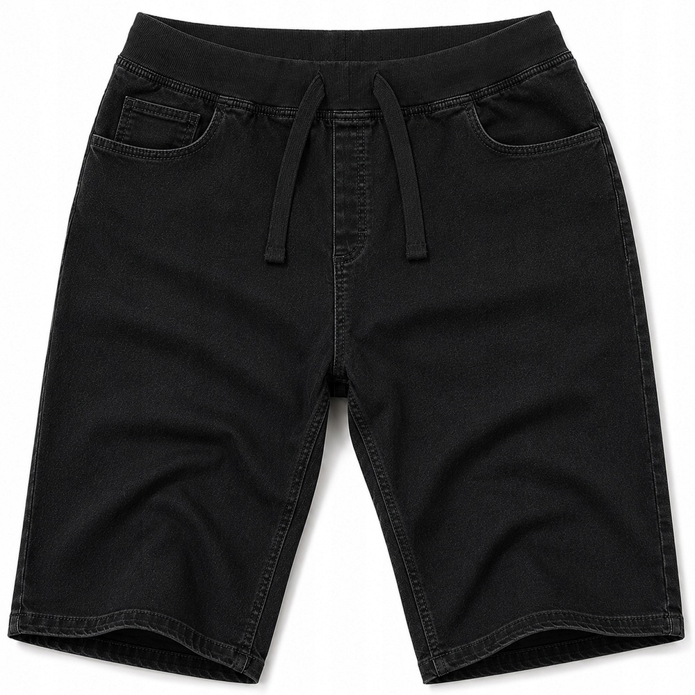 Viking Jeans Krátké kalhoty Černé vel 120 (4XL) obvod 110-120 cm