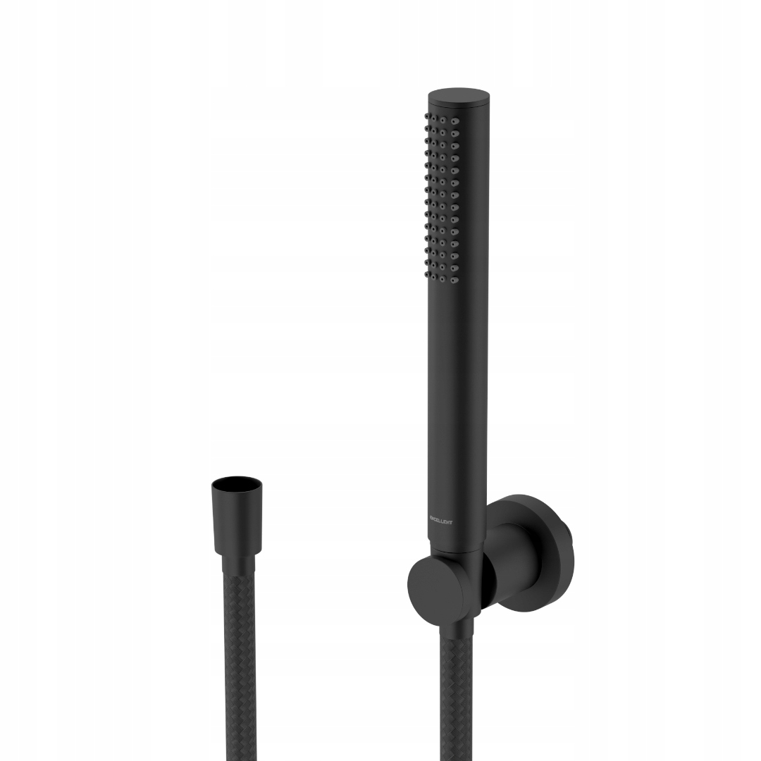 Bodový sprchový set Loka čierny mat