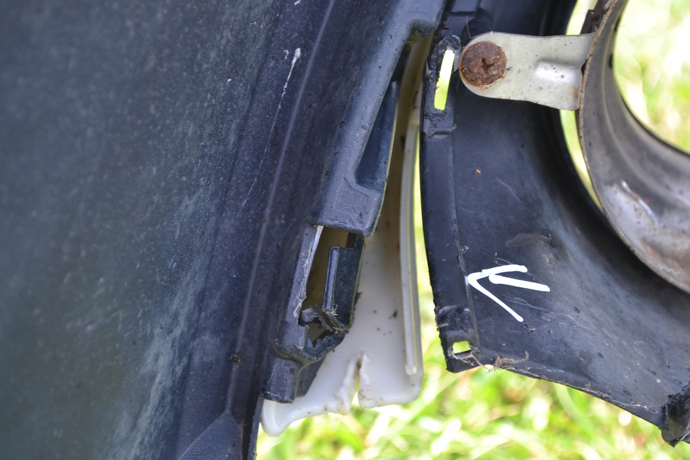 bumper rear part 4xPDC AUDI A7 4G8 10-14