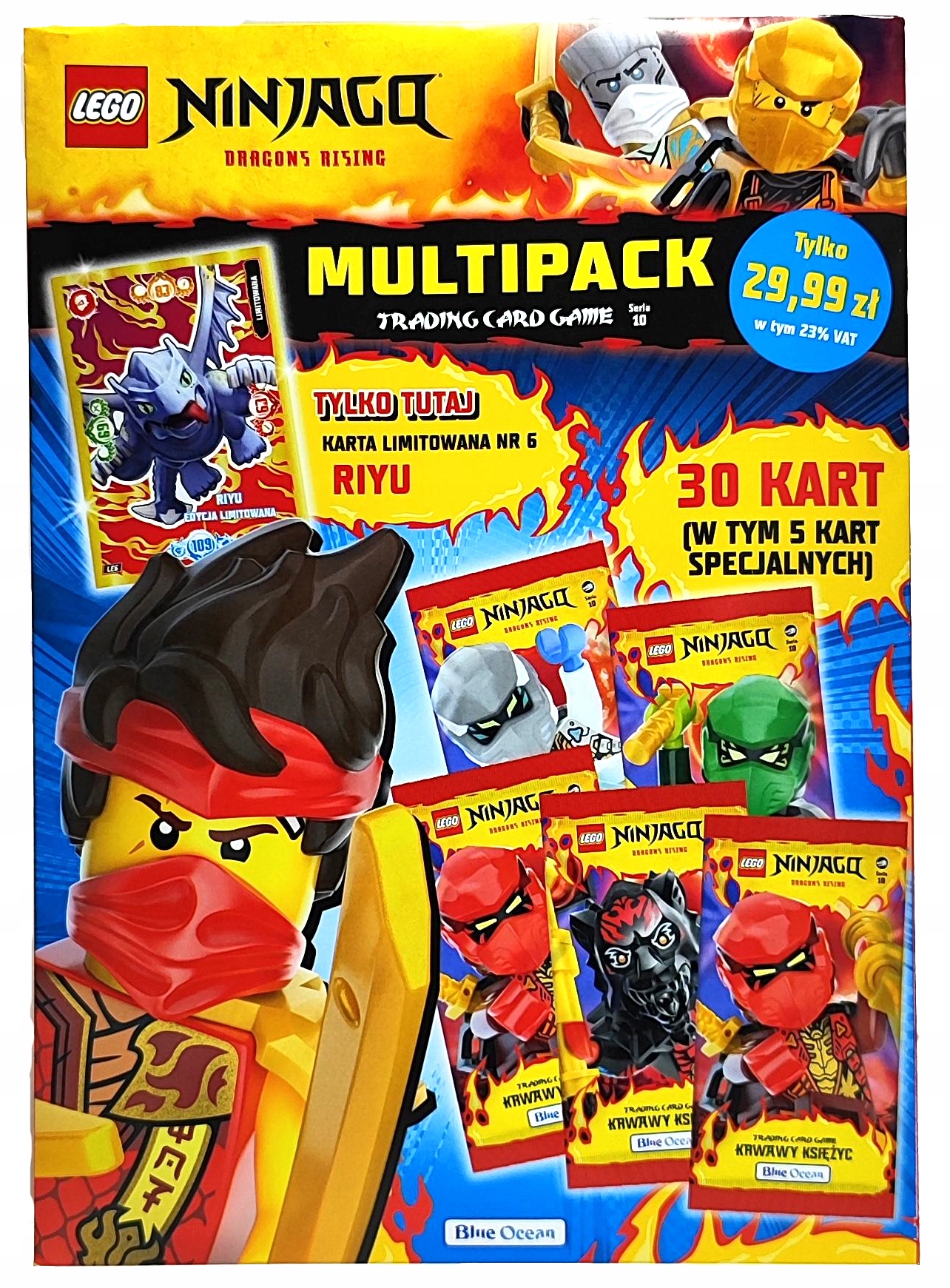 Multipack Lego Ninjago TCG seria 10 - Dragons Rising.