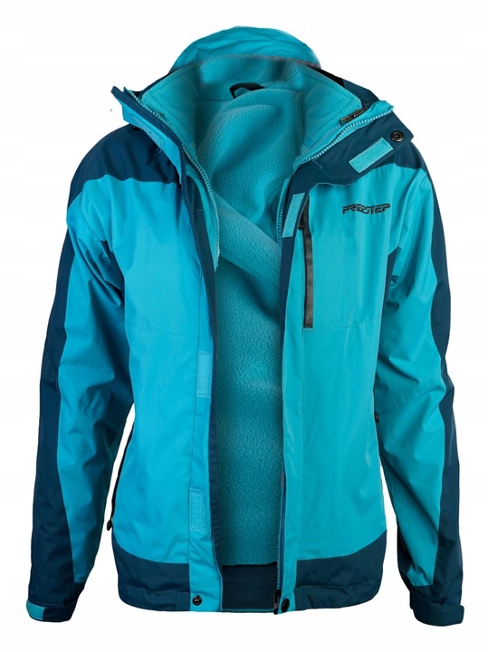 

Damska kurtka zimowa sportowa blue Fst 2290 3w1 L