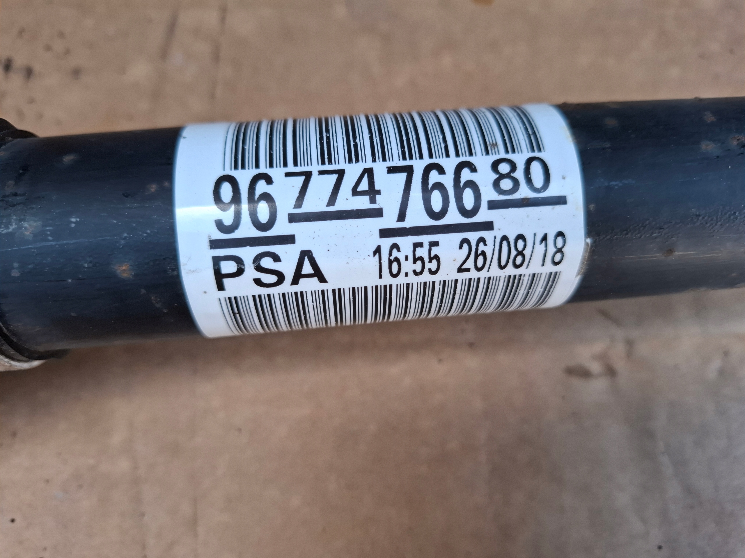 semi-axis right PEUGEOT 2008 and 1.2 VTI MANUAL 9677476680