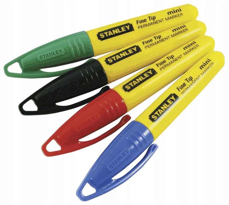 Marker permanentny mini różne kolory Stanley