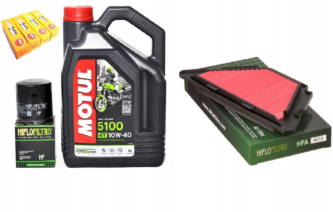OLEJ MOTUL FILTRY ŚWIECE YAMAHA XJ6 09-16 + GRATIS