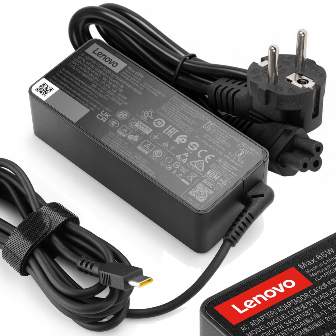 Zasilacz Lenovo 65W 20V 3.25A Ibm Thinkpad Ładowarka| Wtyk Usb-c