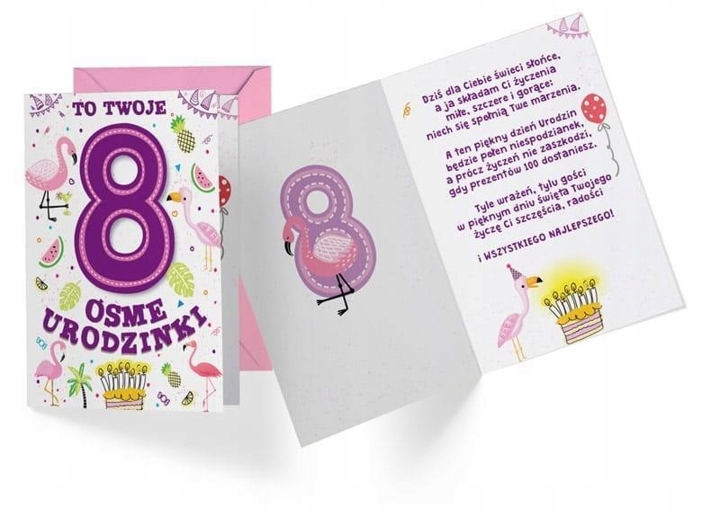 KARNET B6 PR-293 URODZINY 8