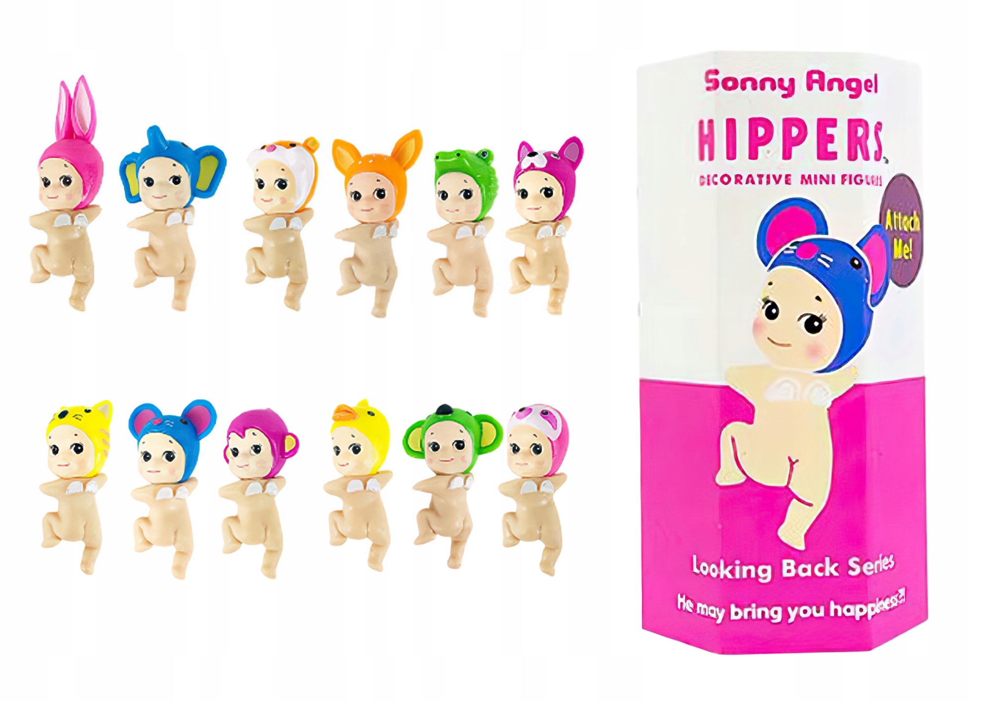 12体 新品Sonny angel hippers FIGURKA SONNY ANGEL LALKA HIPPERS Z KOLEKCJI ZESTAW 12 SZT