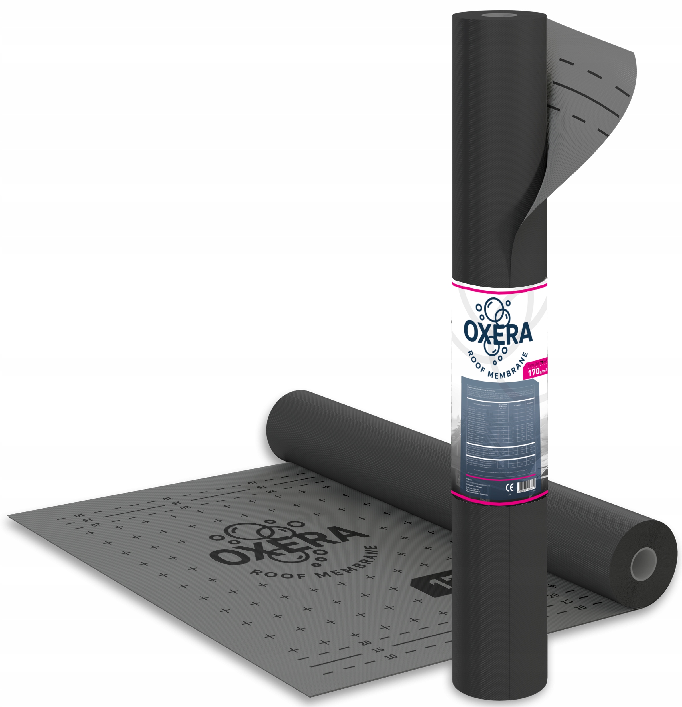 Paropriepustná strešná membrána Oxera 170 g 75 m2 1,5 x 50,1 m