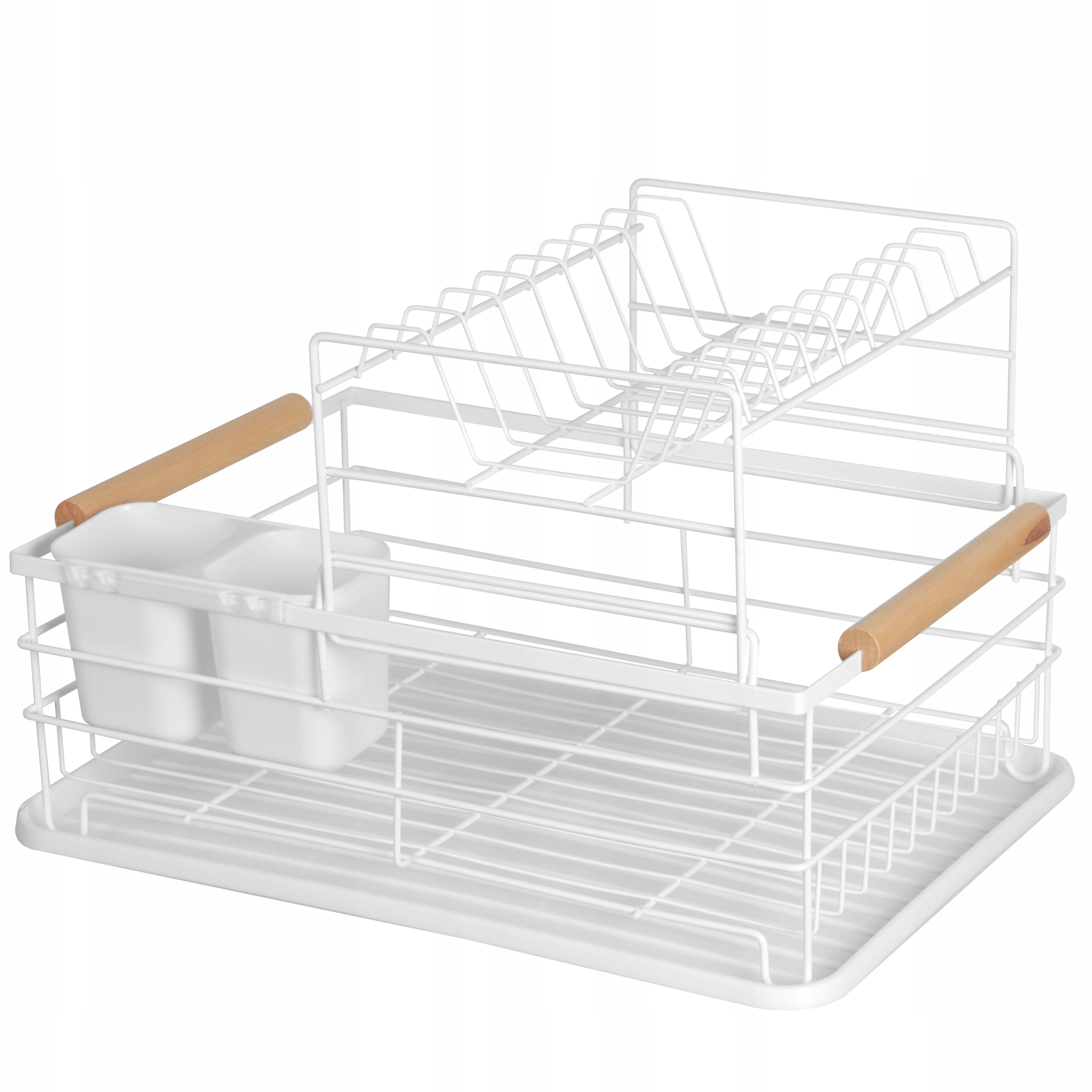 DUŻA SUSZARKA DO NACZYŃ DWUPOZIOMOWA + OCIEKACZ NA TALERZE KUBKI I SZTUĆCE EAN (GTIN) 5906716933876