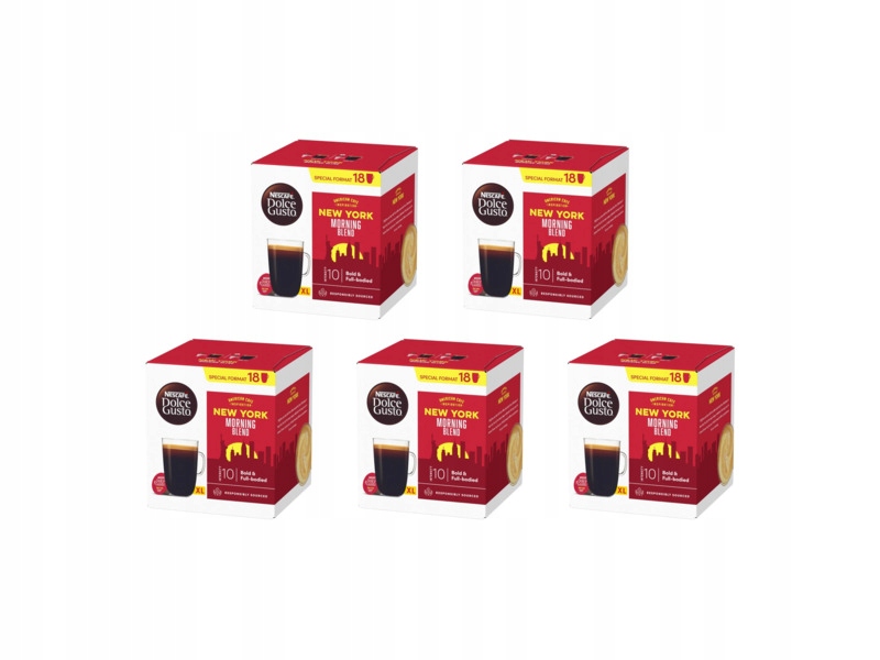 Kapsułki Nescafe New York Morning Blend do Nescafe Dolce Gusto 5x18 szt.