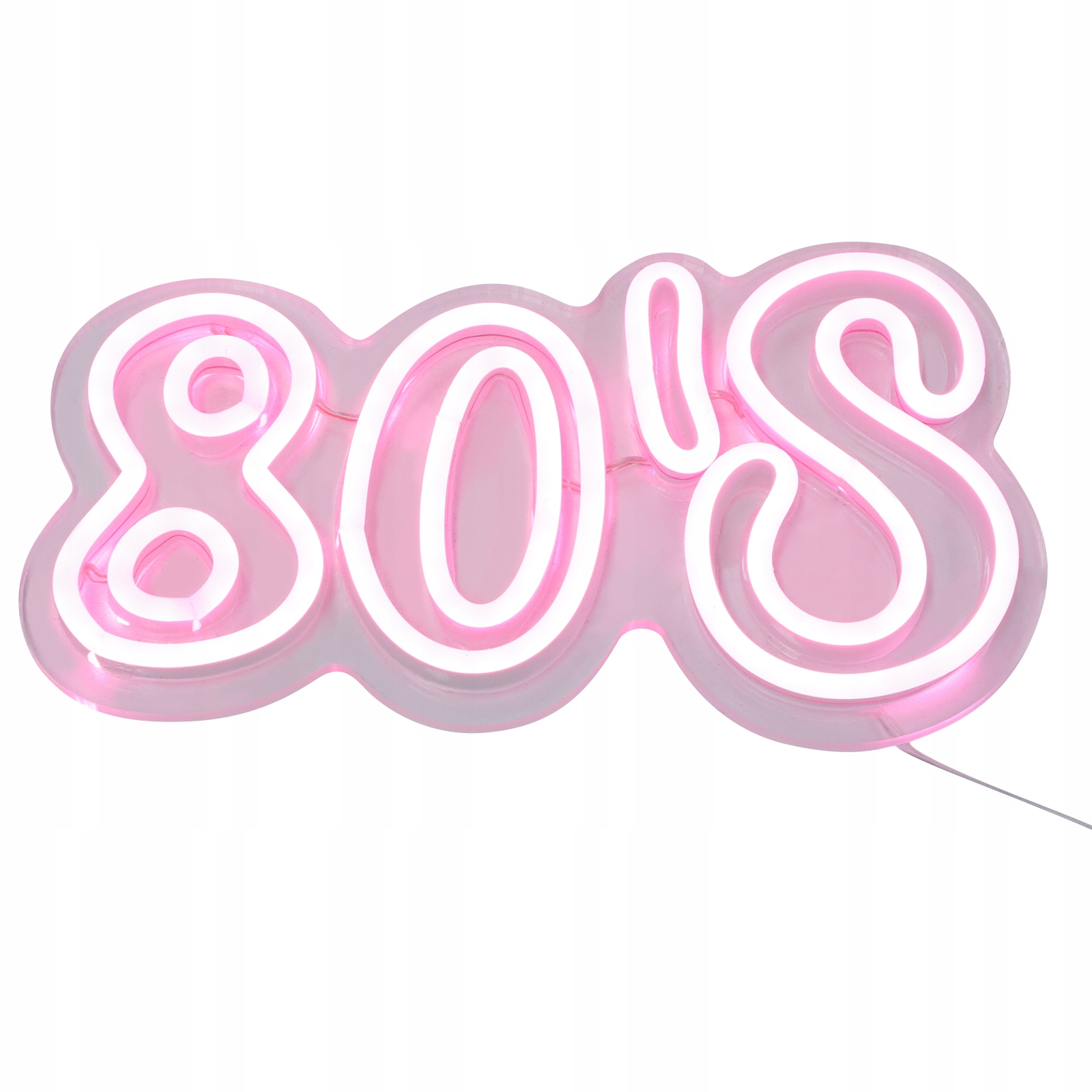 NEONOWY LED DEKORACJA ŚCIANOWA RETRO SYPIALNI I IMPREZY