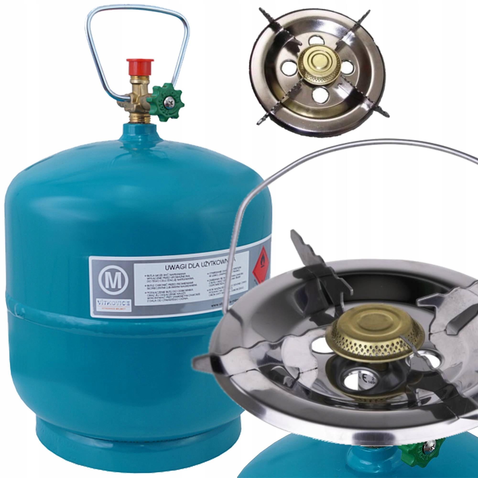 

Butla Kuchenka Gazowa Turystyczna 3KG +220MM