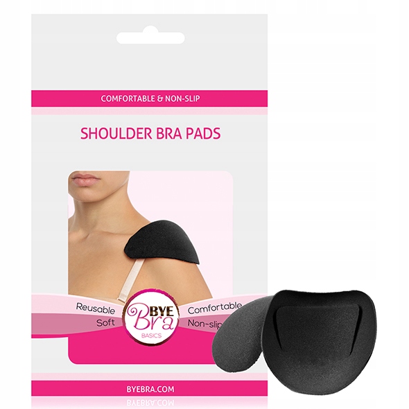 

Bye Bra Shoulder Bra Pads czarny Akcesoria Bielizn