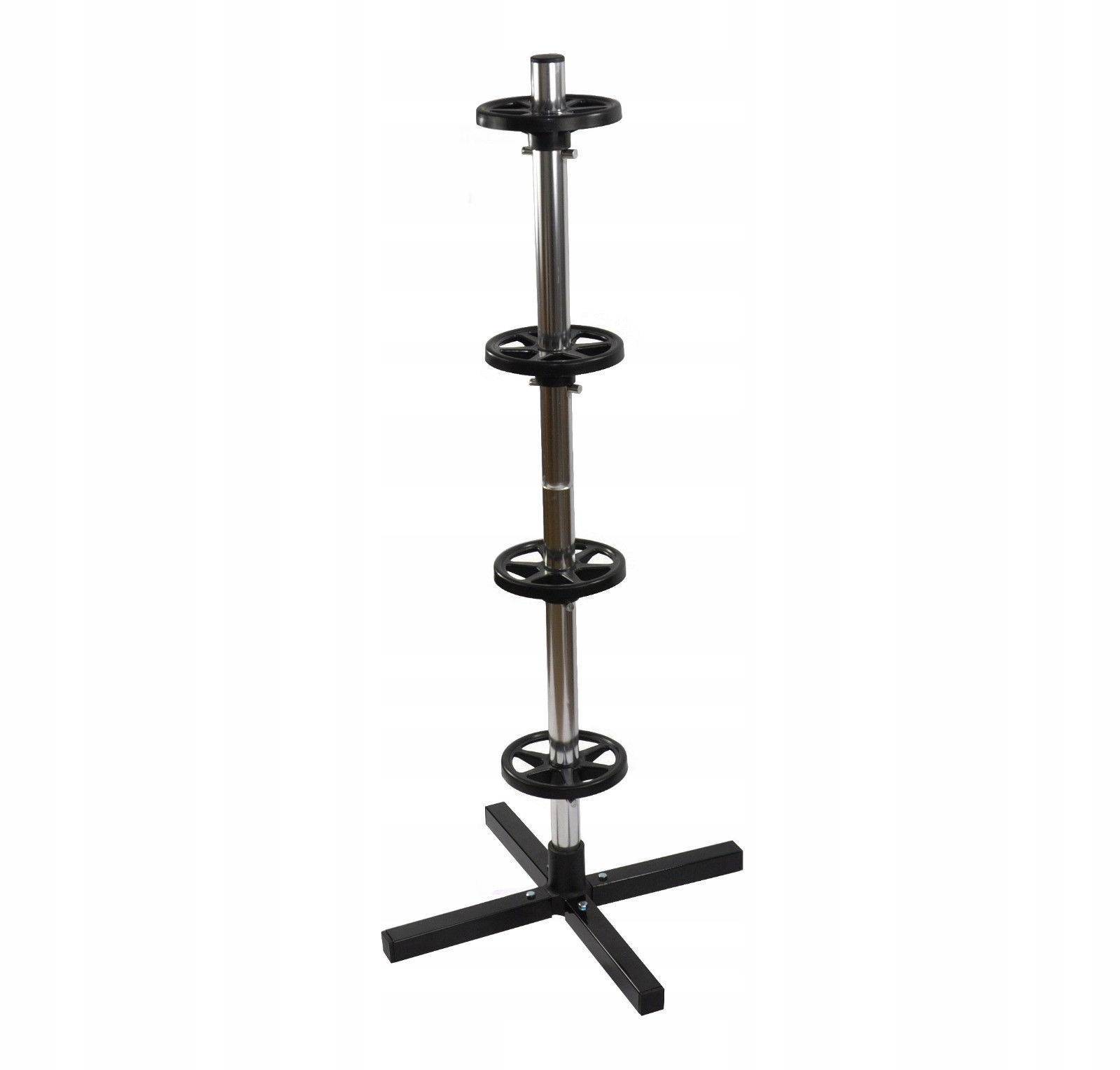 Stojan Na Kola Do Auta Ráfky Pneumatiky Pro Skladování Garáže 4 Ks