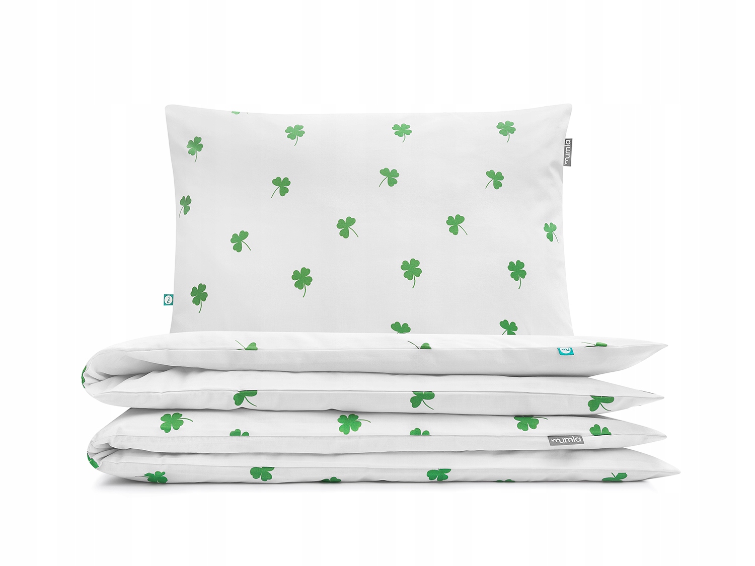 Súprava posteľnej bielizne Simple Konvičky 200 x 200 cm 2 x 60 x 50 cm Mumla Mum