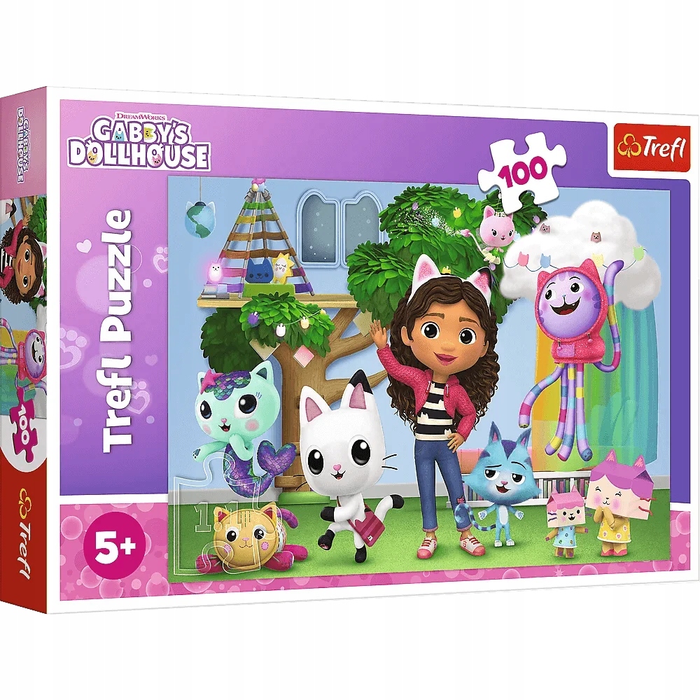 

Puzzle 100 Koci Domek Gabi Gabi i przyjaciele