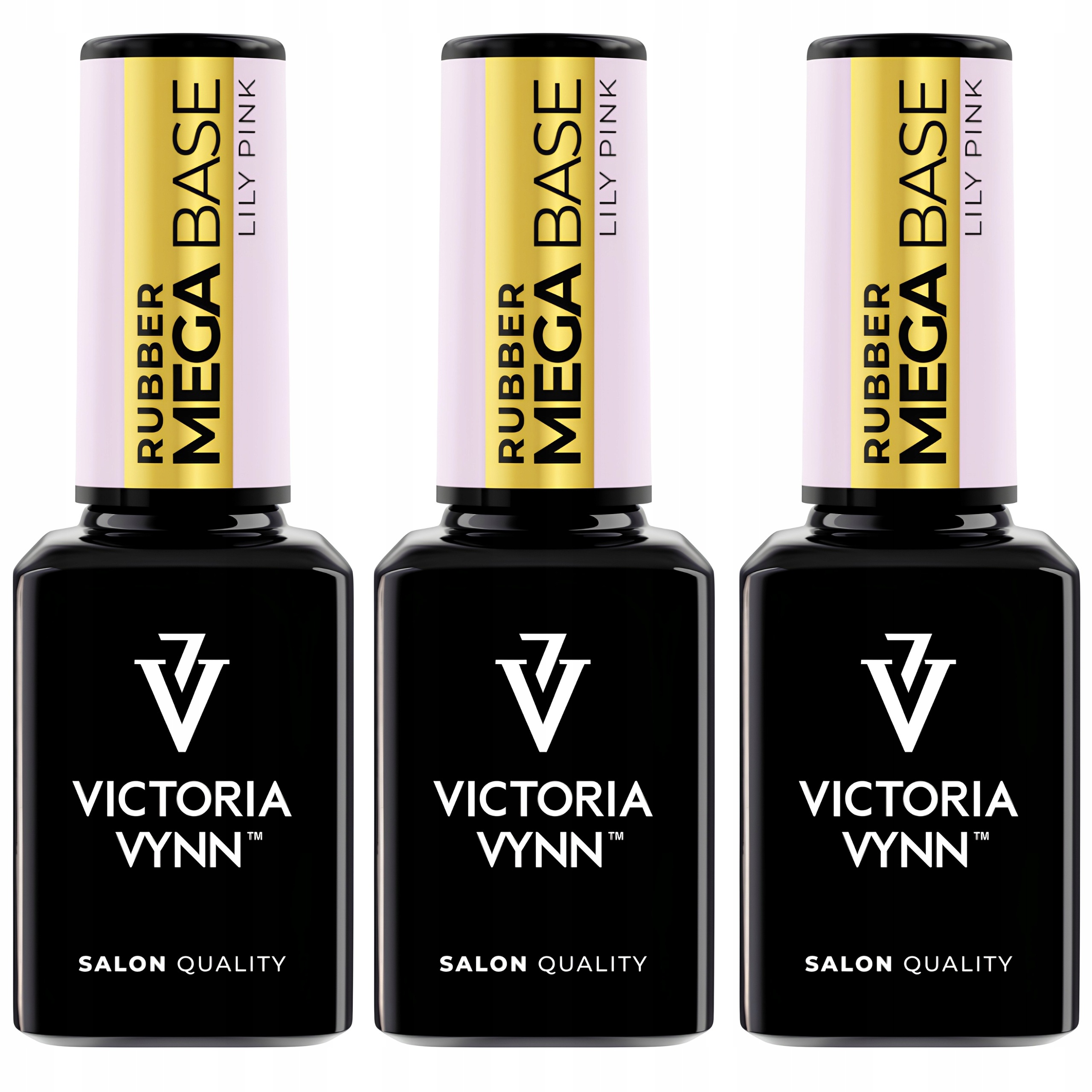 3 x Victoria Vynn Base Lily Pink Hybridní základna pro nadstavbu nehtů