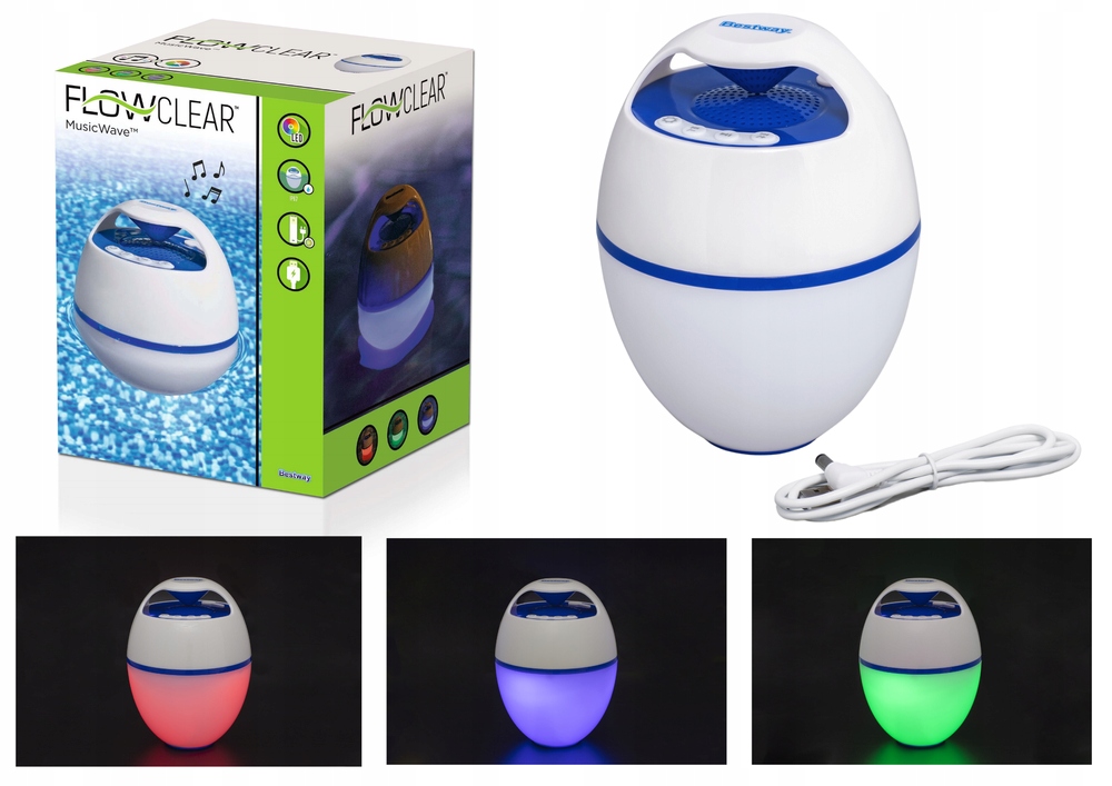 Plovoucí Bluetooth Led reproduktor Bestway 58700
