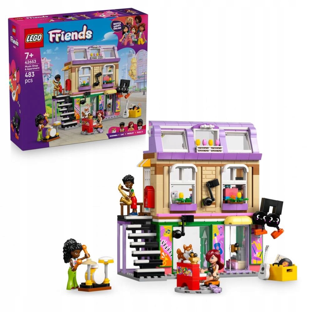 Lego(r) Friends 42653 – Hudební Obchod A Byt