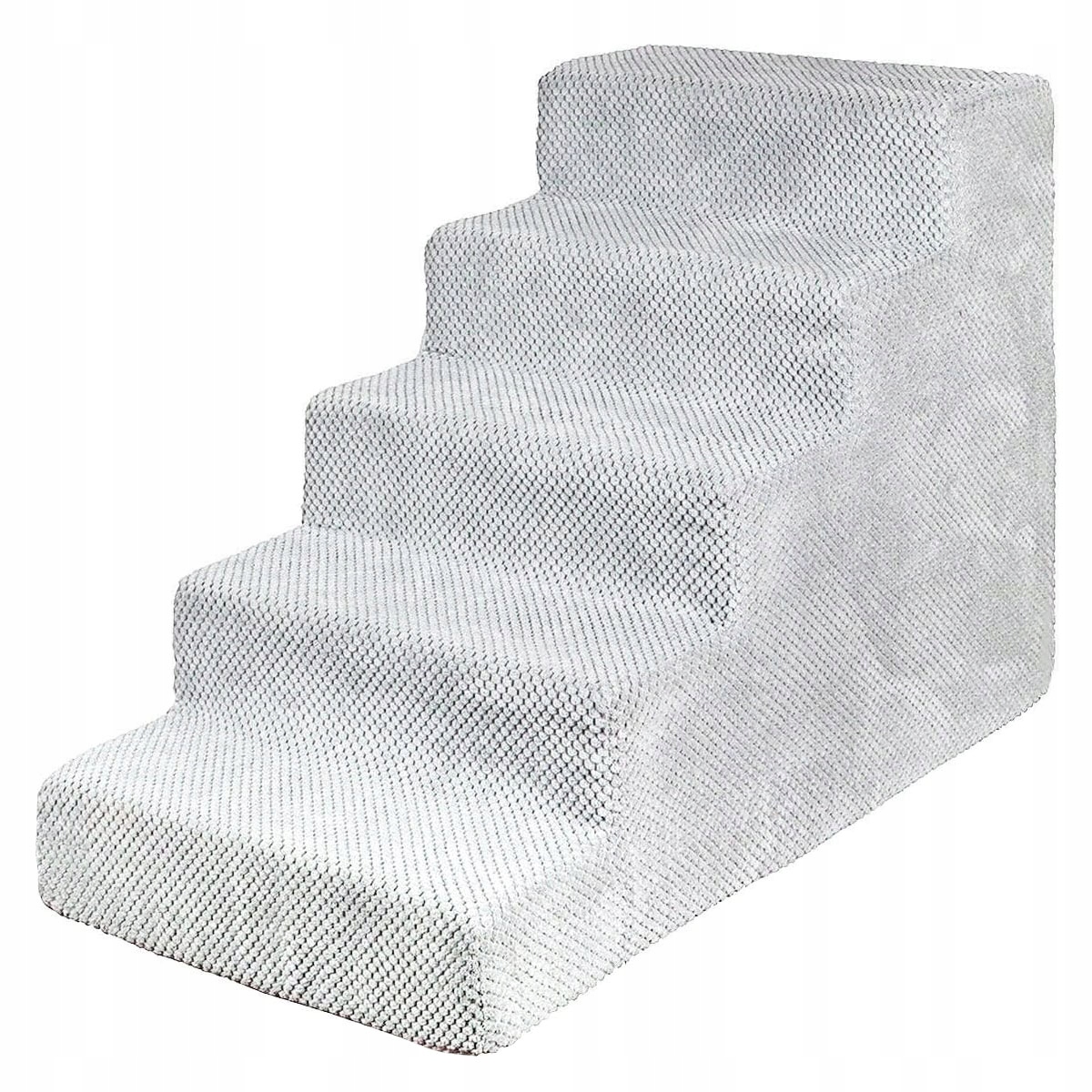 Levně Schody Pro Psa Kočku 50 CM Plošina Šedá