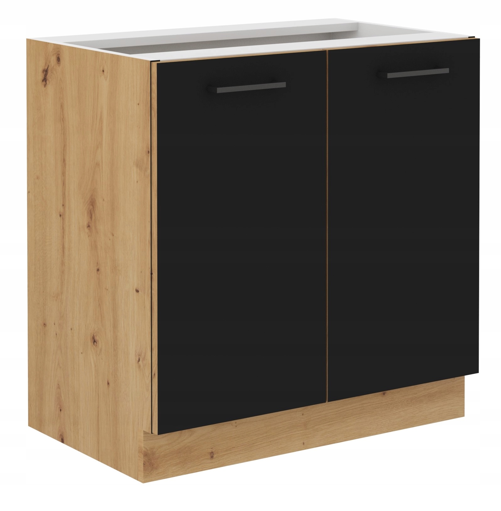 

Szafka Modena 80 dolna czarny mat artisan 2drzwi