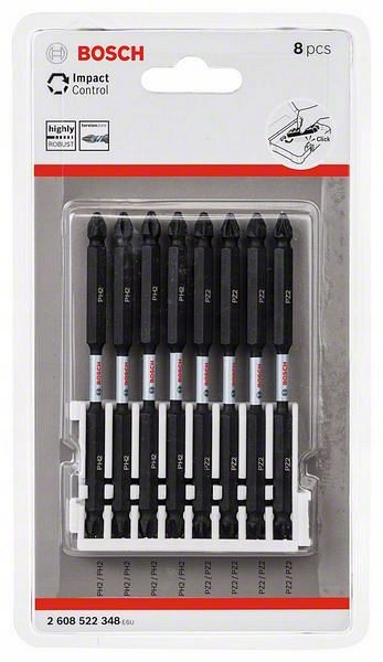 

Bosch Bity Udarowe Impact 110mm dwustronne PZ2 PH2