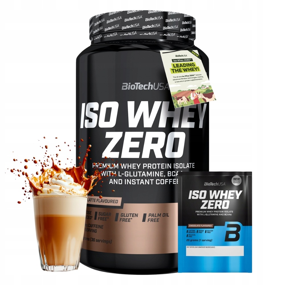 Biotech Iso Whey Zero 908 g Svalová Hmota Wpi Bílkovina Doplněk Stravy Anabolismus