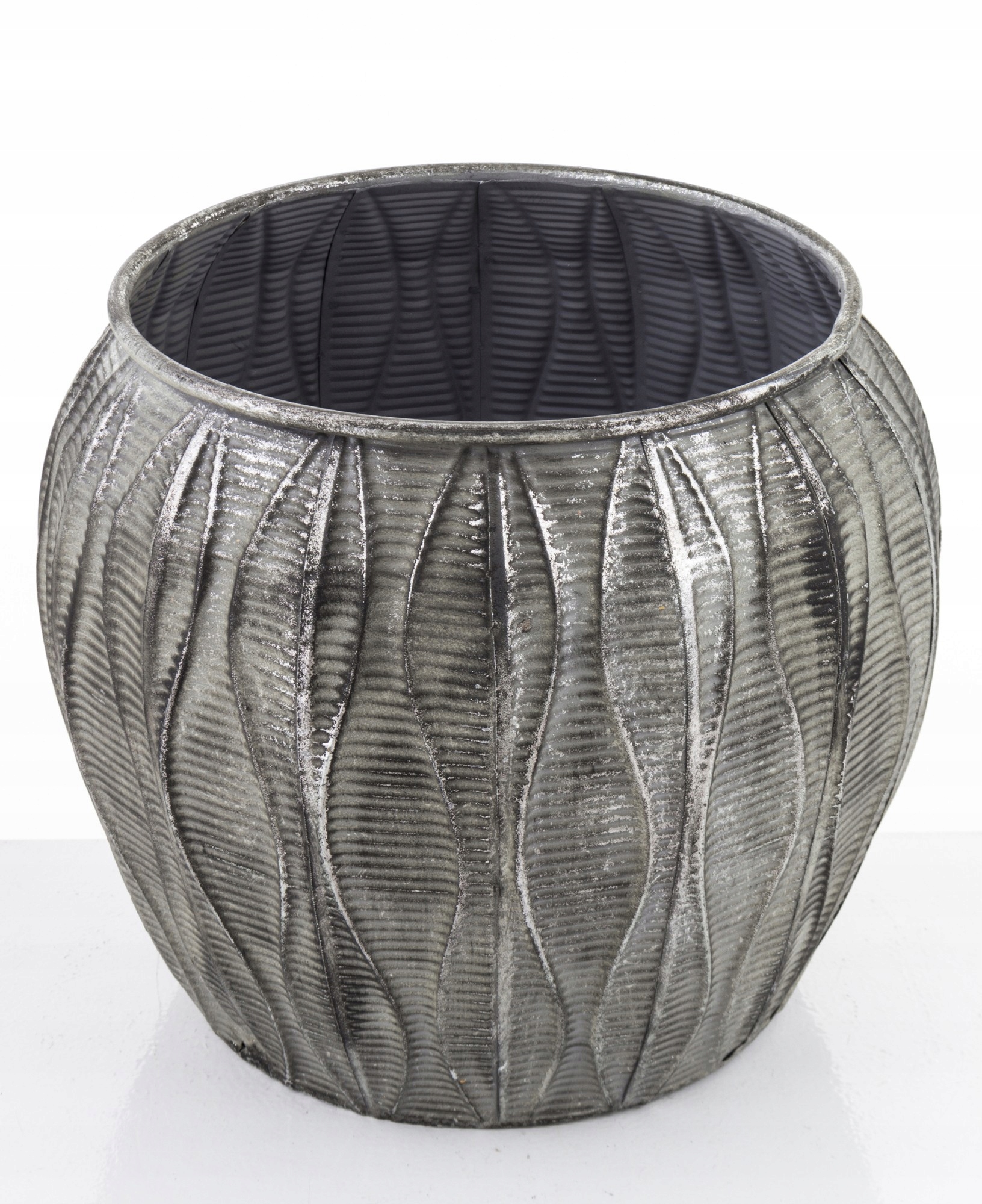 METALOWA OSŁONKA DONICA SREBRNA DEKORACJA DOMU Kod producenta 142500