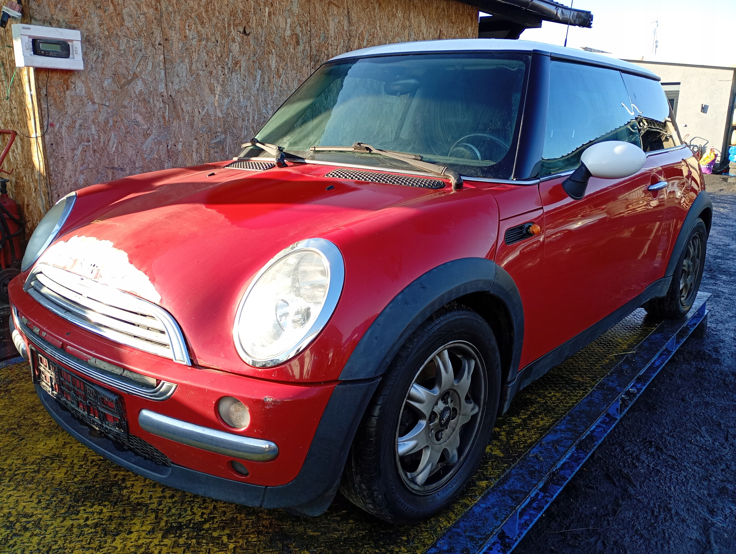 Mini Cooper R50 01-06 fender left front front lakieru 851 Chilli red