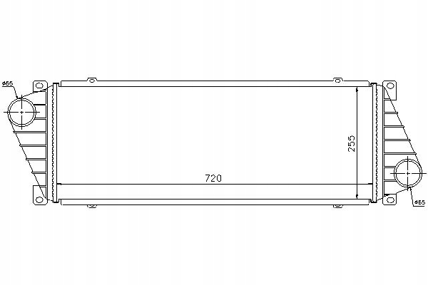 Nissens Intercooler Mercedes Sprinter 2-T 208 D (9.