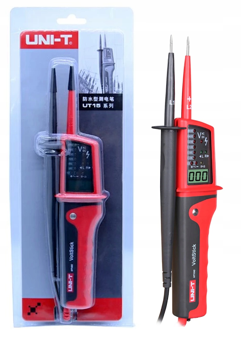 Měřič Tester Napětí Uni-t UT15C Rotace Fází
