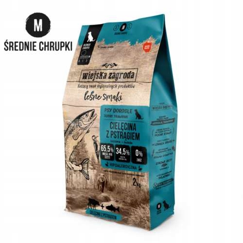 Levně Wiejska Zagroda Lesní příchutě telecí maso, pstruh 2 kg