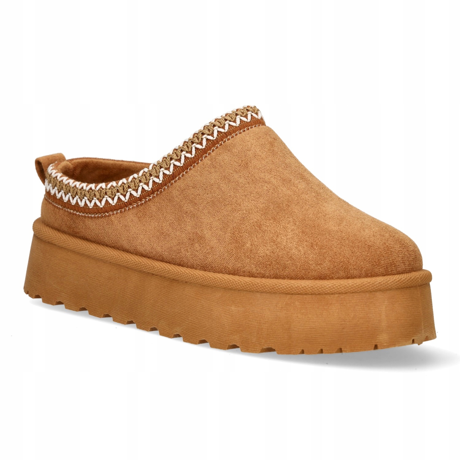 KAPCIE BOTKI DAMSKIE CAMEL OCIEPLANE FUTERKIEM NA PLATFORMIE ZAMSZ EKO R 39 Długość wkładki 25 cm
