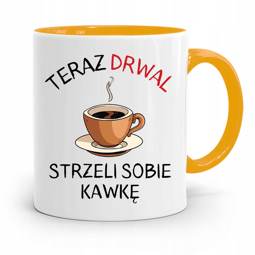 

Dla Drwala Rębacza Kubek Żółty Na Urodziny