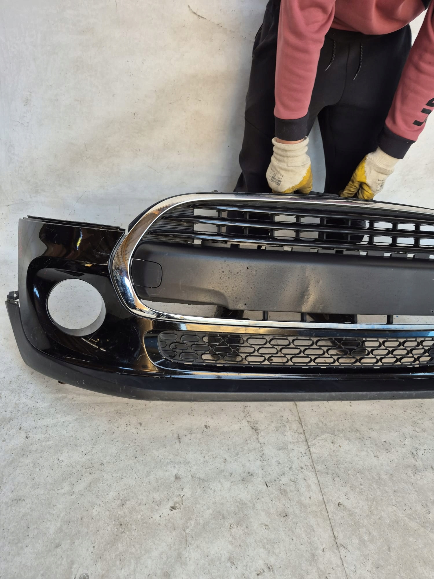 MINI COOPER F56 14- bumper front front grill grid 7317969