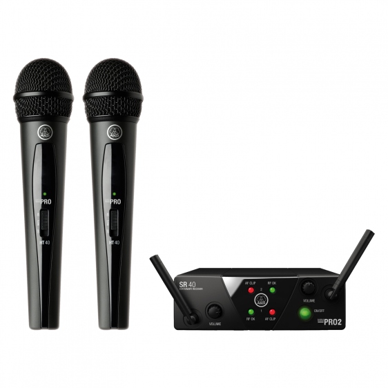 AKG WMS-40 MINI 2 DUAL Vocal Set ISM2 ISM3 - system bezprzewodowy